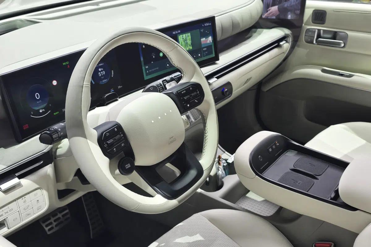 넥쏘2의 실내사진