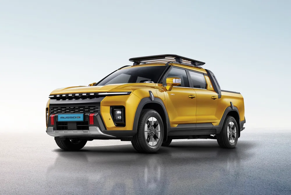 무쏘 ev 전체 이미지 사진