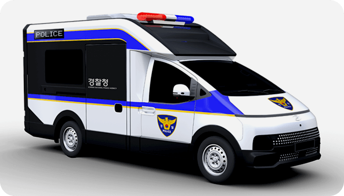CV1 경찰차의 외관 - 출처 : MTR