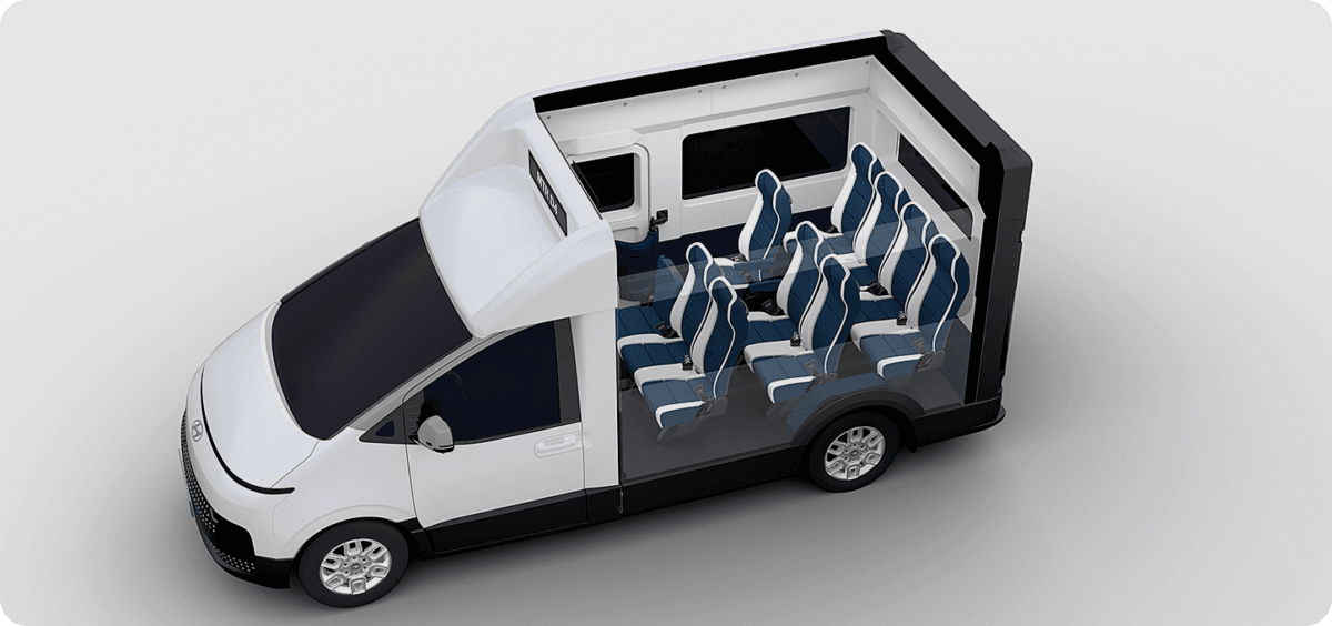 CV1 셔틀의 실내 구조도 - 출처 : MTR