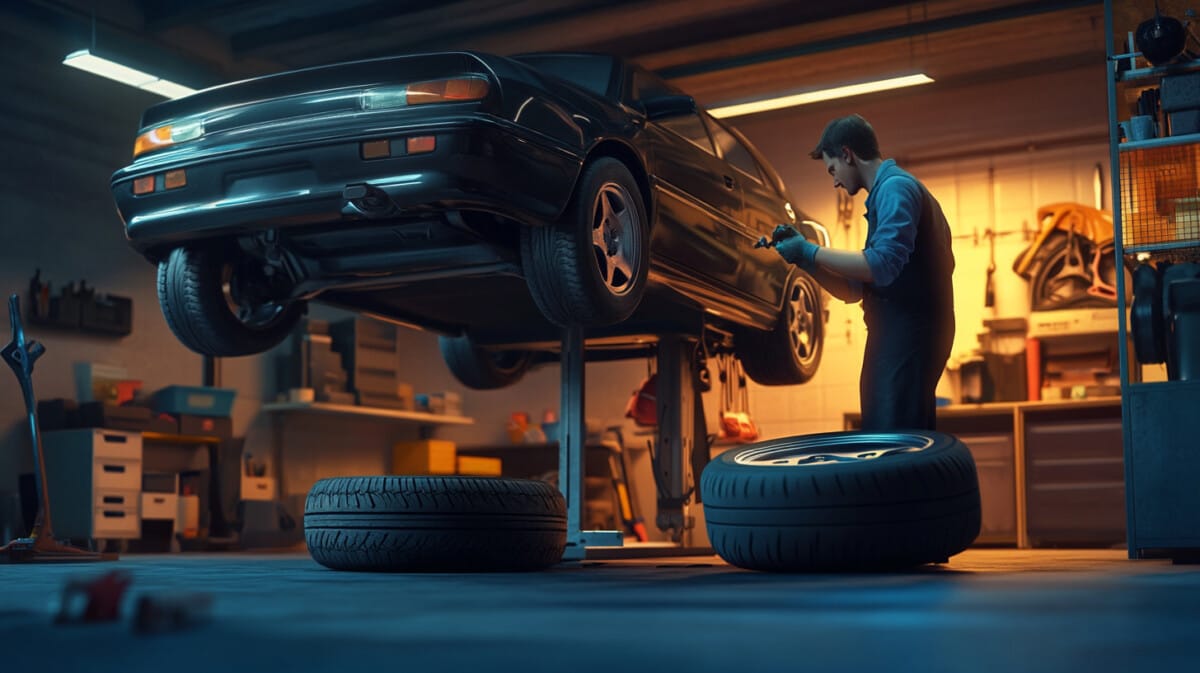 타이어 위치교환