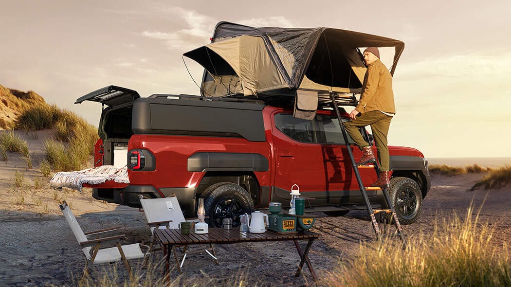 타스만 캠핑 모습