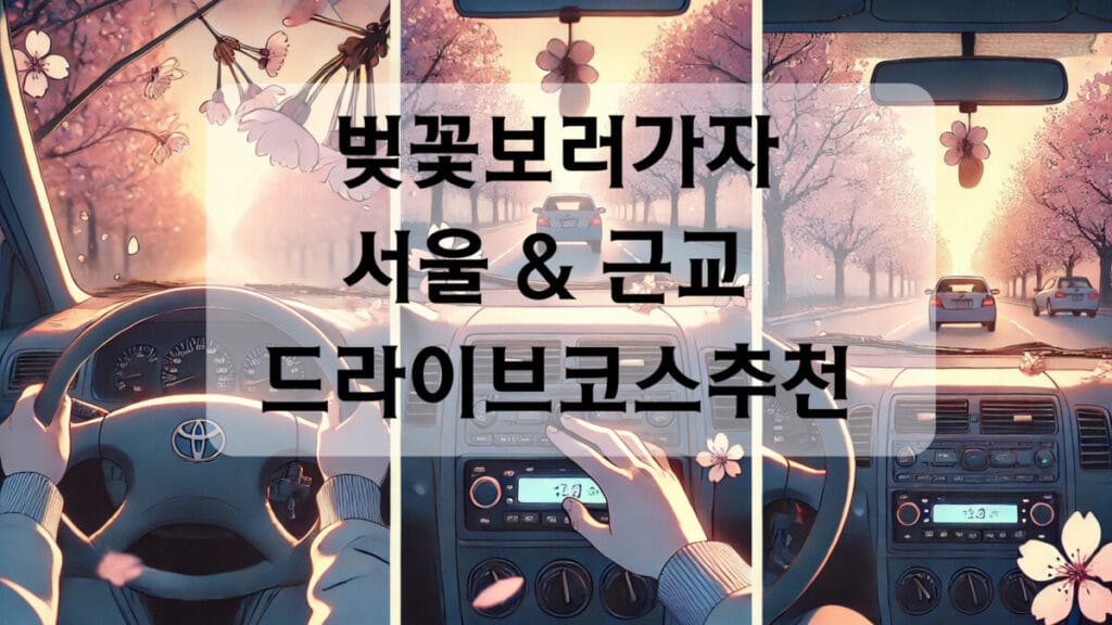 벚꽃 서울근교 드라이브 썸네일