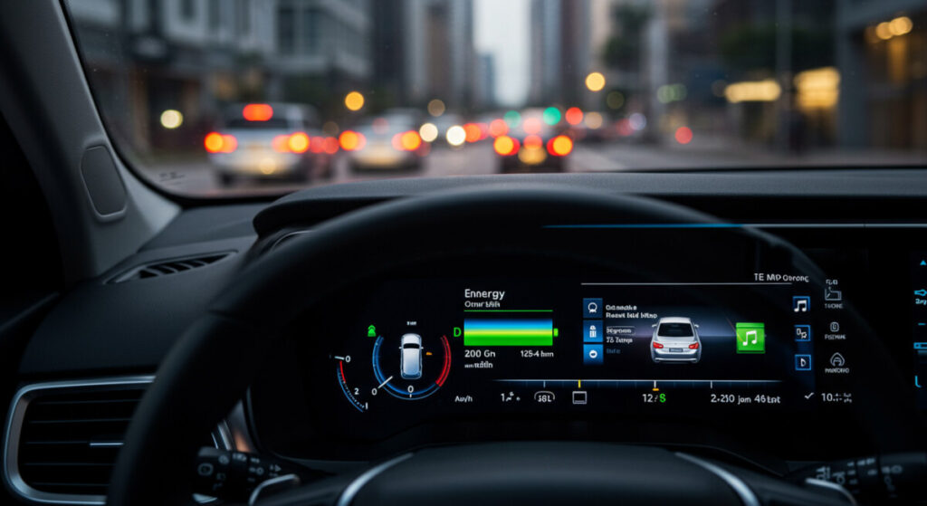 친환경차 계기판